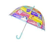 CyP Brands- Pokémon Parapluie Enfant Bulle Transparent Parapluie Manuel 48 cm Multicolore Produit Officiel, transparent
