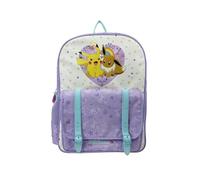 CyP Brands- Pokémon, Sac à dos, adaptable au chariot, matériel scolaire, collection Flowers, couleur violet, produit officiel, violet, Estandar, Décontracté