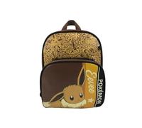 CYPBRANDS Pokémon - Sac à dos pour enfant, sac d'école, dimensions 30 cm, matériel scolaire, sac à dos, Eevee, couleur marron, produit officiel