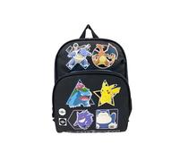 CYPBRANDS Pokémon - Sac à dos pour enfant, sac d'école, préscolaire, dimensions 30 cm, matériel scolaire, sac à dos, Eeve, couleur noire, produit officiel