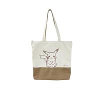 CYPBRANDS Pokémon Plaid Grand Sac Toile Unisexe Enfants Beige Standard