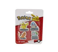 CYPBRANDS Pokémon Set de papeterie, gommes, écriture, fournitures scolaires, multicolore, produit officiel
