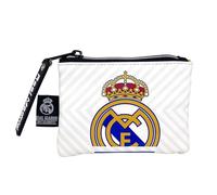 CYPBRANDS Real Madrid Porte-Monnaie, Portefeuille, Accessoires, Couleur Blanche, Produit Officiel
