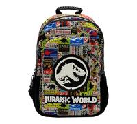 CYPBRANDS Sac à Dos Jurassic World Danger 43 cm Adaptable à Trolley 19, Noir, Estandar Unisexe pour Enfants