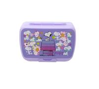 CYPBRANDS Snoopy Boîte à sandwich Boîte à sandwich Porte-aliments Violet Produit officiel