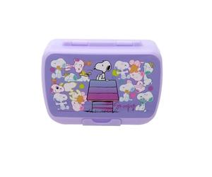 CYPBRANDS Snoopy Boîte à sandwich Boîte à sandwich Porte-aliments Violet Produit officiel