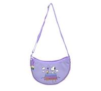 CYPBRANDS Snoopy Bolso Media Luna Multiposición-1950, Sac à Main Mixte Enfant, Violet, Estandar