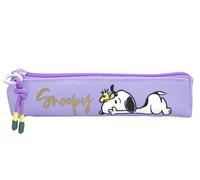 CYPBRANDS Snoopy Mini Trousse à Crayons pour Fournitures Scolaires Violet Produit Officiel, Violet, Estandar
