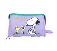 CYPBRANDS Snoopy Neceser-1950, Trousse de Toilette Mixte Enfant, Violet, Estandar