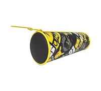 CYPBRANDS Trousse cylindrique avec Fermeture éclair Pikachu de Couleur Noire de 22 cm, Multicolore, Talla única, Trousse
