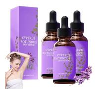 Cyperglow - Sérum Peau Cyperus Rotundus, 60ml / 2 Fl Oz Huile Cyperus Afterglow, Huile Anti-pilosité, Huiles Dépilatoires Améliorées - Hydratation Douce et Apaisante pour Tous Types de Peau(3 bottles)