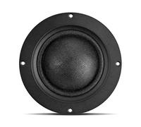 CYPHE 1 Morceaux DMN-A/DM-7500 Tissu 4 Pouces Tissu Noir Membrane Mid-Gamme Tweeter Haute-Pilote Unité 5OHM 50-120W Compatible for Hivi Enceinte bibliothèque (Color : 1 Pieces DM-7500)