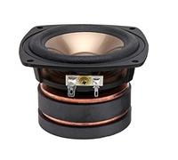 CYPHE 1pc 4 Pilote de Haut-Parleur à Gamme complète de Pouce 4OHM 100W Haut-Parleur Audio Sound Music Colonne for Home cinéma DIY Enceinte bibliothèque (Color : Gold)