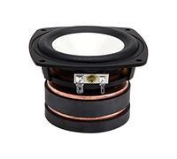 CYPHE 1pc 4 Pilote de Haut-Parleur à Gamme complète de Pouce 4OHM 100W Haut-Parleur Audio Sound Music Colonne for Home cinéma DIY Enceinte bibliothèque (Color : Silver)