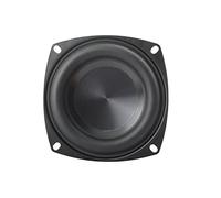 CYPHE 1pcs 4 Pouces Subwoofer Haut-Parleur 4/8 Ohm 40w Bass Audio Haut-Parleur LA CHAÎNE Hi-FI Haut-Parleur de bibliothèque for Home cinéma DIY Enceinte bibliothèque (Color : Square 80 O)