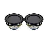 CYPHE 2pcs 1,5 Pouce Audio Portable Portable Portable Haut-parleurs 4 Ohm 5W Bass Haut-Parleur 4 0mm Haut-Parleur multimédia Théâtre à la Maison Enceinte bibliothèque