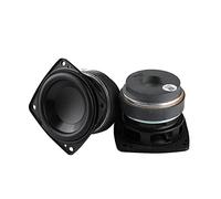 CYPHE 2pcs 2,75 Pouces Haut-Parleur Mid-Woofer 4 Ohm 40W Audio Haut-Parleur Bass Basse Long Terronie Série De Tambour De Guerre Compatible for Jbl Enceinte bibliothèque