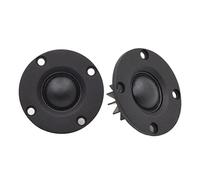 CYPHE 2PCS 2Inch 30W Dome Tweeter Unités de Haut-Parleur 6OHM Treble Silk Film Horn Horn Voiture Tweeter HiFi 25 Tweeter de radiateur en Aluminium NDFEB Core NDFEB Enceinte bibliothèque
