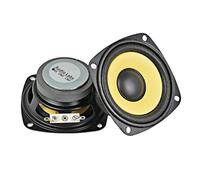 CYPHE 2pcs 3 Pouces Audio Portable Portable Gamme complète 4 ohm 10 W Amplificateur de Son Haut-Parleur Multimedia Haut-Parleur DIY Cinéma Maison Enceinte bibliothèque