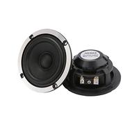 CYPHE 2pcs 3 Pouces Pilote de Haut-Parleur de Voiture à mi-Parcours 4 8 ohm 15W Haut-Parleur de Son Haut-Parleur de Papier à cône en Aluminium en néodyme en Aluminium Enceinte bibliothèque (Color : 8