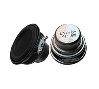 CYPHE 2pcs Haut-Parleur Complet 4 ohm 8W NDFEB Voiture magnétique 1.5inch Haut-Parleur 4OHMS 45mm 18 Noyau DIY Haut-Parleur Bluetooth Portable Enceinte bibliothèque