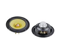 CYPHE 5.25inch Haut-Parleur de la Gamme complète NDFEB Haut-Parleur Tweeter Moyen-woofer Twoofer Coton Fibe Cône de fibe for Le Fond de la Rencontre Audio Unité Audio 2pcs Enceinte bibliothèque