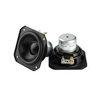 CYPHE Haut-Parleur de 3 Pouces à Gamme complète 8 ohm 20-50W HiFi en Aluminium Aluminium Long Coup Long néodyme Haut-Parleur 78mm 2pcs Copatible for SoundGil Enceinte bibliothèque