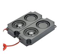 CYPHE Haut-parleurs Portables Audio 2 pcs 10045 TV LED Haut-Parleur 8 Ohm 5W Double Diaphragm Bass Speaker Computer DIY for Le cinéma à Domicile Enceinte bibliothèque