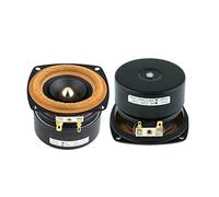 CYPHE Woofer à Pleine Gamme de 3 Pouces LA CHAÎNE Hi-FI Unité de Haut-Parleur Tweeter Moyenne Bass Haut-Parleur DIY 2PCS Enceinte bibliothèque (Color : 8 ohm Square)