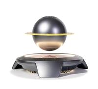 CyplayMach Levitating Planet Haut-parleur avec son surround à 360°, haut-parleur de bureau rotatif flottant inspiré de Saturne avec lumière ambiante, contrôle tactile, haut-parleur décoratif
