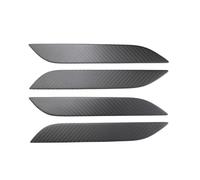 CYPMDW Poignée Porte Extérieure Compatible avec Les pour Tesla pour Model S De 2012 À Aujourd'hui Revêtement Poignée Porte en Fibre Carbone Véritable Fibre De Carbone Moulée À Sec (Matte)