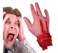 cypreason Jouet pour Chien à Main coupée,Scary Fake Bloody Broken Hand Severed avec Une Apparence réaliste | Parfait pour la décoration d'halloween, Le Poisson d'avr, Le Cosplay et la