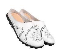 cypreason Pantoufles creuses décontractées - chambre d'été femmes - Pantoufles creuses Mules confortables pour femmes, sandales plates pour mocassins à enfiler pour femmes