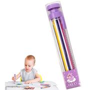 cypreason Stylos à crayons multicolores 8 en 1 rétractables à bille multicolores Crayon crayon transparent Stylo navette 8 couleurs, crayons de coloriage pour