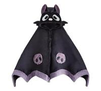 cypreason Sweat à capuche surdimensionné Couverture portable Dessin animé chauve-souris Couverture à capuche portable avec ailes de démon Couverture d'Halloween confortable pour cosplay Fête à thème