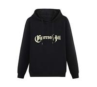 Cypress Hill Gold Foil Hoody Unisex Ptinted Hoodies Long Sleeve Men's Hooded with Pocket Black XL