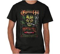 Cypress Hill Haunted Hill Album Cover Black T-Shirt Printed Tee Graphic Top for Men Shirt S