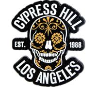 Cypress Hill - Insigne "Los Angeles 1988" - Alliage de zinc, émail RO12267 (Taille unique) (Blanc/Noir/Jaune)