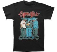 Cypress Hill Men's Blunted Black Fashion Tops Trend T-Shirt Black Manches Courtes(3X-Large)