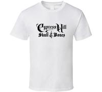 Cypress Hill Skull and Bones Logo Tee Shirt Tshirt Men's White WhiteWhiteXL