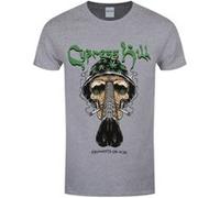 Cypress Hill T-Shirt Skull Bucket Homme Gris - Taille S Gris