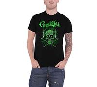 Cypress Hill T Shirt Twin Pipes Band Logo Nouveau Officiel Homme Noir Size M