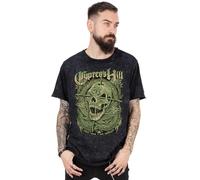 Cypress Hill T-Shirt Unisexe Noir Taille S Manche Courte Graphique Musique en détresse Skull Band Logo