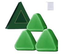 Cypress Leaf Haarseife, Nature Triangle festes Shampoo, natürlich und biologisch auf pflanzlicher Basis, beruhigt und stärkt das Haar (3pcs)