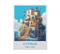 Cyprus West Asia，Puzzle 1000 Pieces of Paper Puzzles Suitable for Adults Children Families Stress Relief Puzzle Games（50x70cm）-ES14