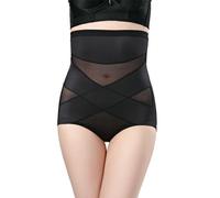 CYQDMDSM Shapewear Femmes Haute Taille Compression Culottes Couverture Complète Ventre Contrôle Collant C-Section Récupération Façonnage Collants Bas-Noir-XXXL