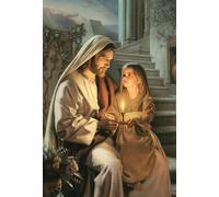 CYQFEZ Casse Tête en Bois 1000 Pièces Jésus Affiche Rétro pour Casse Tête Familial Jeu Anti Stress Xw19Np