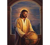 CYQFEZ Coloré,1000 Pièces Puzzle ，Jesus Oil Painting ，Jouets De Puzzle Anti-Stress pour Adultes ，Elderly Jeux De Mémoire Et De Cognition,Yz292Wz