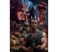 CYQFEZ Puzzle en Bois 1000 Pièces Science Fiction Horreur Predators Poster pour La Maison Jeu Anti Stress Nw12Zq
