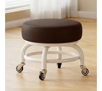 CYQQRDZSW Tabouret roulettes, a Pivotant à 360°, Petit de Travail pour Le Jardinage, Les Réparations au Garage, Nettoyage des Sols(Bronze)